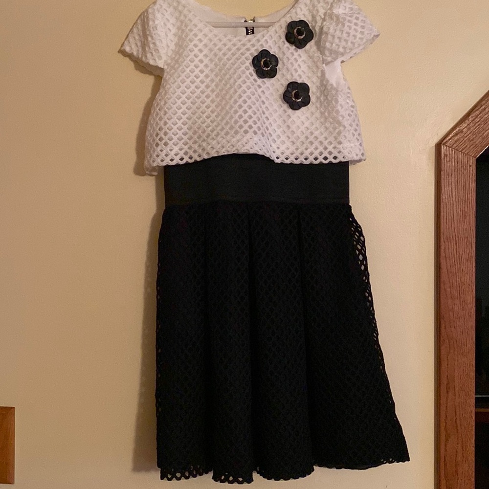 Zoe Ltd black and white dress